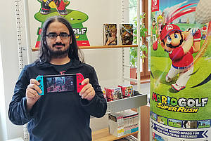 In der Kreisbibliothek sind ab sofort Nintendo Switch Videospiele zum Ausleihen erhältlich